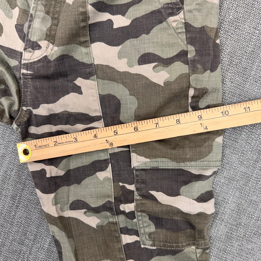 J.Crew Womens Camo Cargo Pants Slim Stretch Green Camouflage J7311 Size 28 - Picture 9 of 16